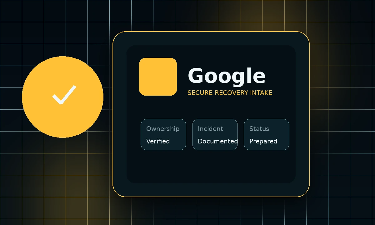 Google and YouTube recovery case illustration