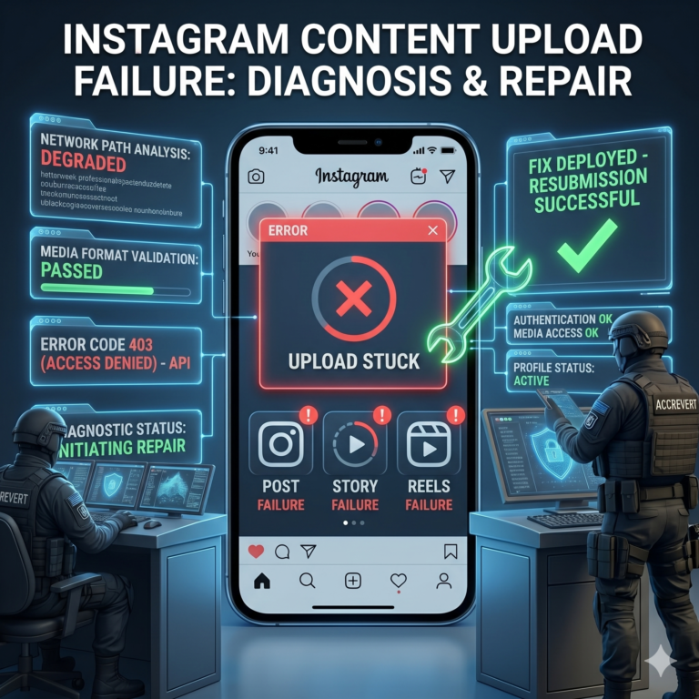 Instagram Not Uploading Posts