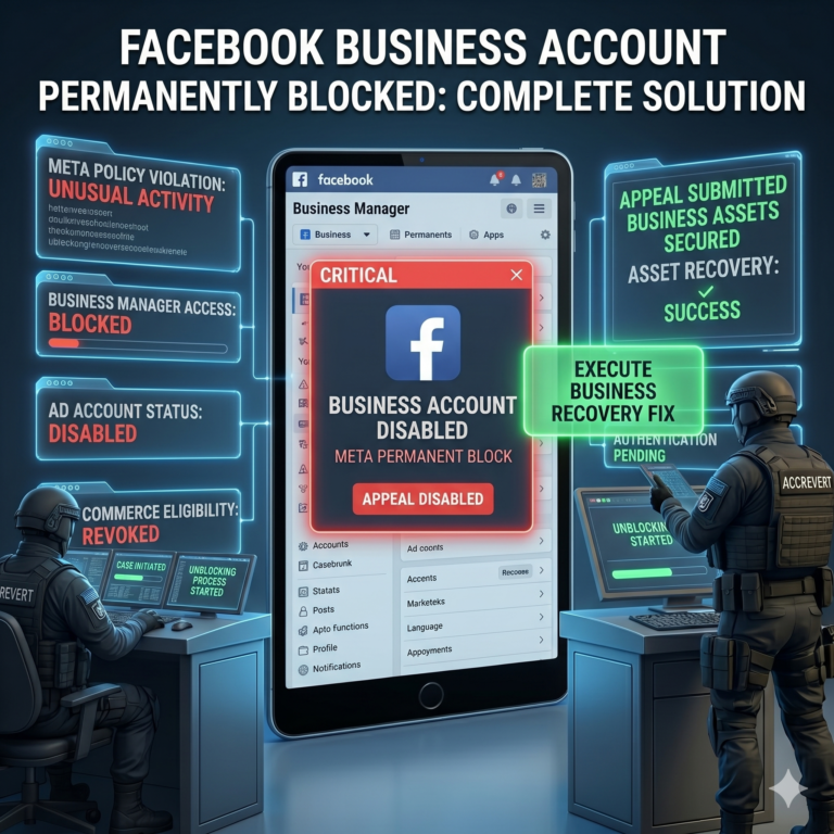 Your Facebook Account Permanently Blocked