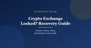 Crypto Exchange Locked? Recovery Guide